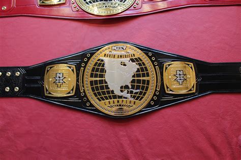 Nxt North American Championship Replica Belt Custom Black Releather