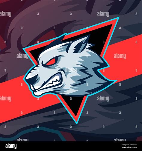 Wolf Vector Mascot Logo Design With Modern Illustration Concept Style