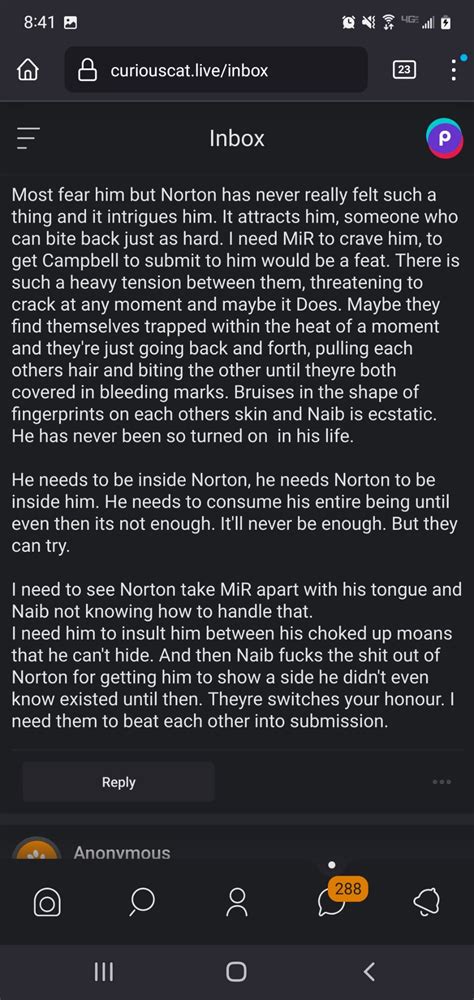 Idv Nsfw Confessions On Twitter Naib Norton Rough Sex Choking