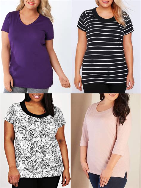 Curve Yours Assorted Ladies Tops Plus Size 18 To 3436