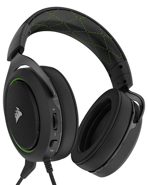 Corsair Hs50 Stereo Gaming Headset Green Novatech