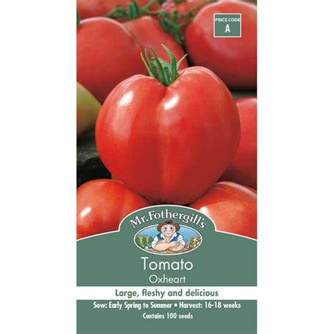 Mr Fothergills Oxheart Tomato Seeds Bunnings Warehouse