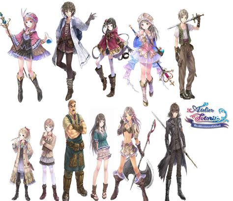 Atelier Totori Characters By Catcamellia On Deviantart