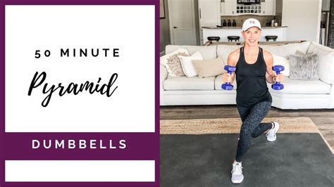 Minute Pyramid Workout Total Body Dumbbell Workout YouTube