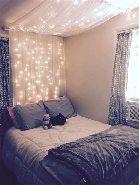 How To Hang String Lights In Bedroom Home Interior Design