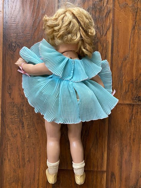 vintage composition shirley temple doll 18 etsy