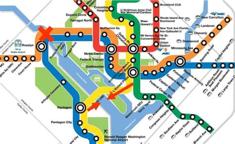Washington Dc Metro Rail Map World Map