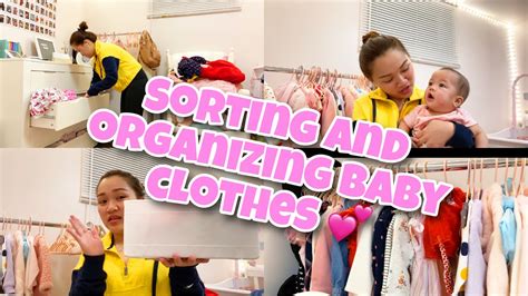 How I Organize Baby Clothes Decluttering Pearl ️ Youtube