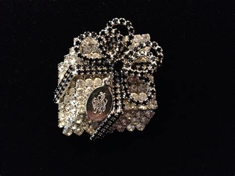 Vintage Kirks Folly Brooch Pin Rhinestone T Box Present