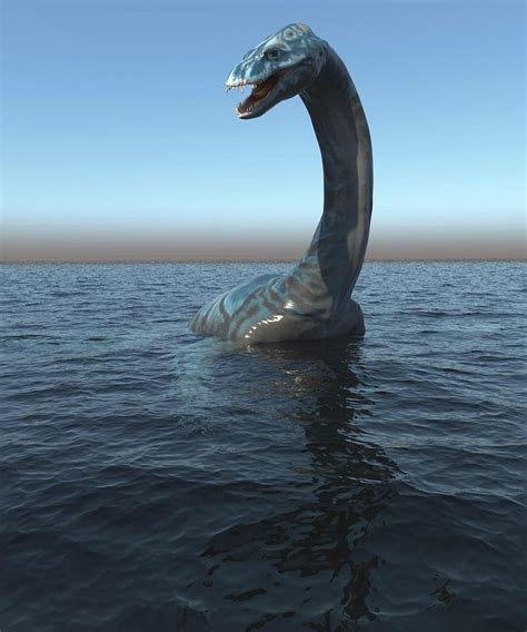 Plesiosaur Dinosaur In Its Ocean Photograph By Robert Fabiani Fine