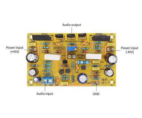 AIYIMA 100W Power Amplifier Audio Board Mono Diy MOS Tube IRFP240