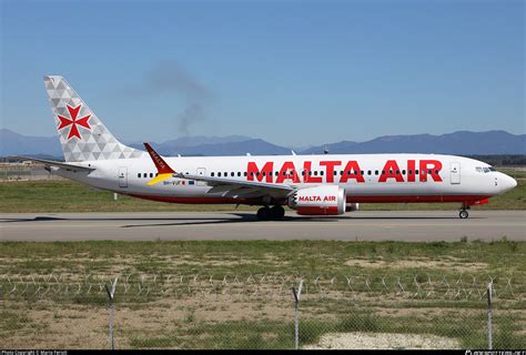 9h Vuf Malta Air Boeing 737 8200 Max Photo By Mario Ferioli Id