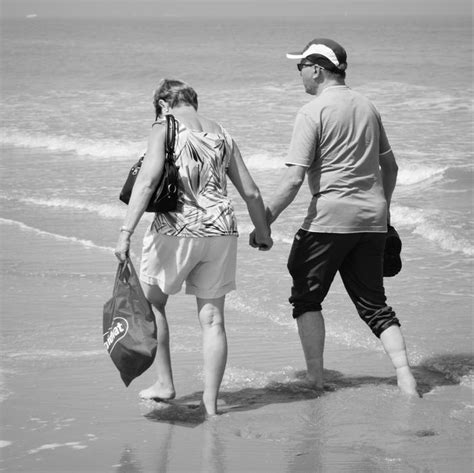 People Hiking Beach Free Image Download