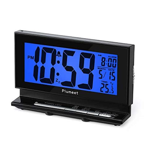 You can learn more on digi's website. Plumeet Auto-Night Light Clock, Digital Alarm Clock Large ...