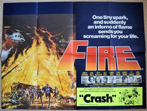 Fire Vintage Movie Poster Uk Quad