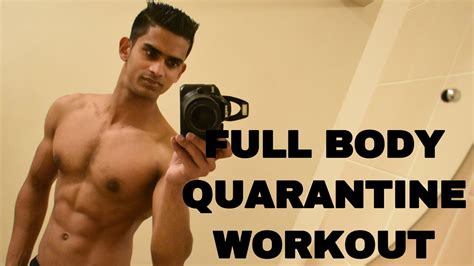Quarantine Full Body Home Workout No Equipment Bodyweight Only