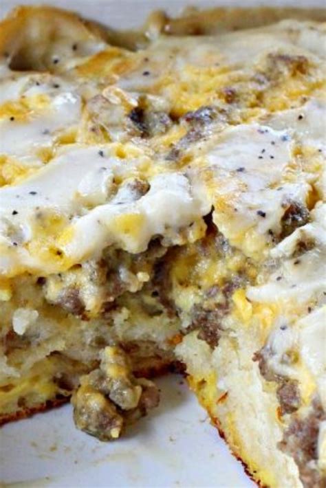 Sausage And Gravy Breakfast Casserole Cooking Recipes