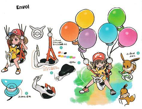 Gallery All Concept Art From The Pokemon Lets Go Official Artbook