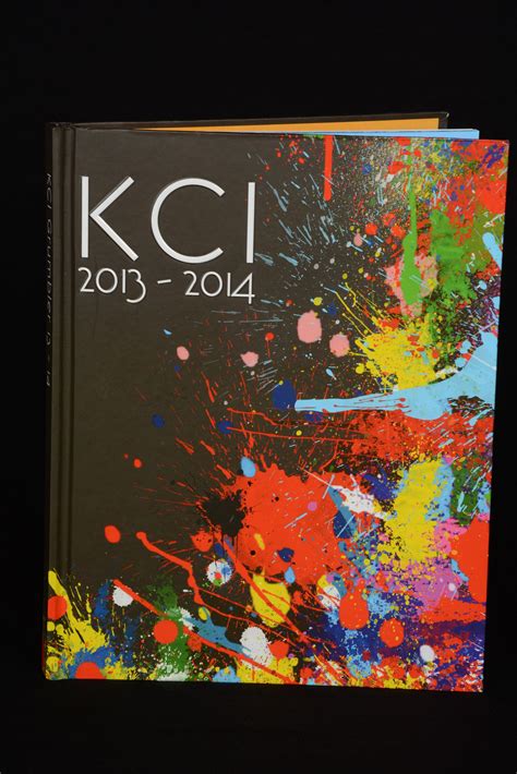 Kci In Kitcheners 2013 14 Yearbook Cover Awesome Grafitti Splatter