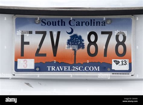 Licence Plate South Carolina Hi Res Stock Photography And Images Alamy