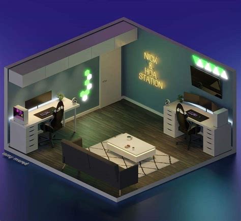 Gaming Setup In 2021 Game Room Design Sims House Design Game Room