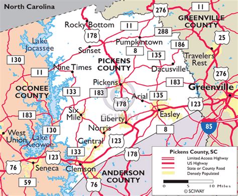 Clemson Places Cities Towns Communities Near Clemson South Carolina