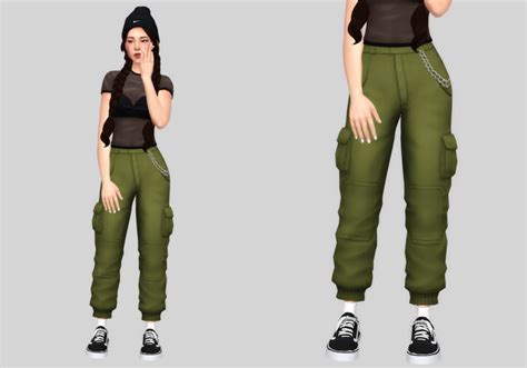 Cargo Pants Casteru On Patreon Sims 4 Mods Clothes Sims 4 Sims 4