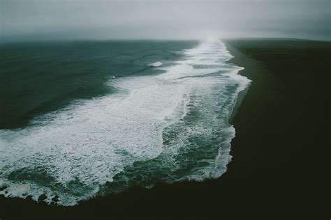 Free Photo Aerial View Ocean Waves Aerial Sea Ocean Water Coast