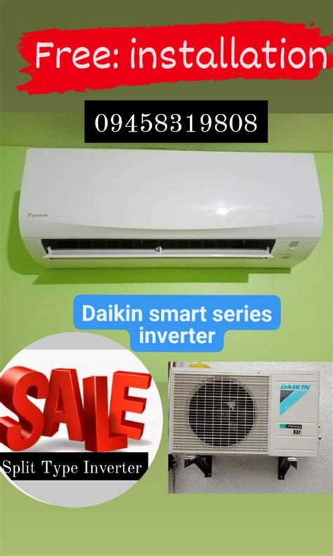Daikin Split Type Aircon Inverter TV Home Appliances Air