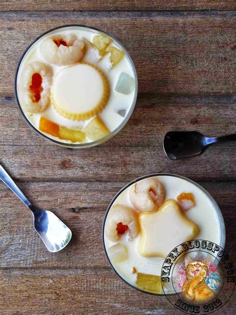 1 tin jagung krim 1 cawan 1/2 susu cair 3 cawan air masak 3/4 cawan gula pasir 1. syapex kitchen: Puding Kastard Berkuah