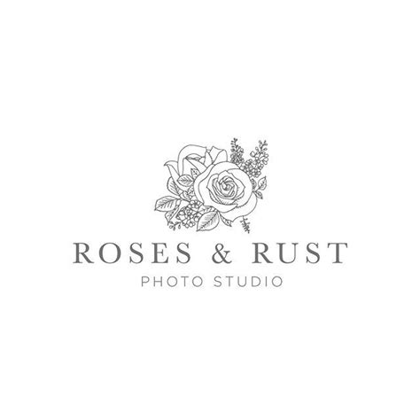 🌹🌹🌹pretty Logo For A Pretty New Photo Studio Rosesandruststudio With