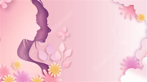 Fondo Feliz Hermoso Festival De Flores Rosadas Día De La Mujer para