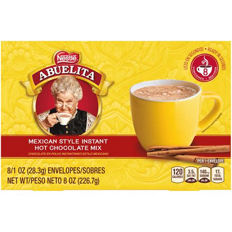 Nestlé Abuelita Hot Chocolate Drink Mix 8 1 Oz Packets Authentic