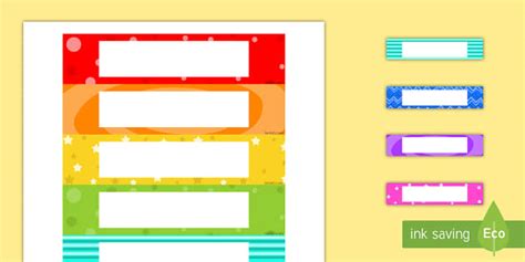 Editable Multicoloured Classroom Gratnell Tray Labels