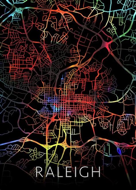 Pin By Design Turnpike On Dark Mode Watercolor City Street Maps In 2020