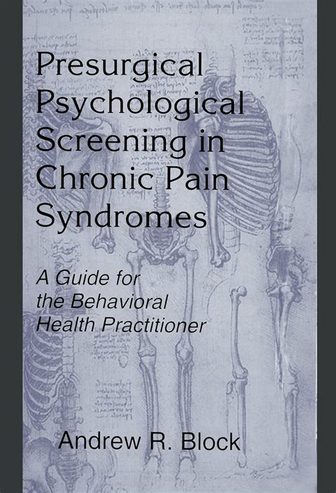 Presurgical Psychological Screening In Chronic Pain