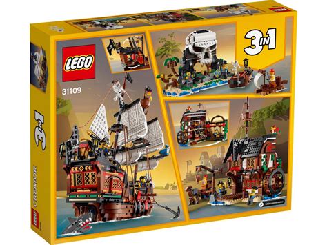 If you buy one lego pirate themed set this year, buy 21322 pirates of barracuda bay. Lego Creator Piratska ladja 31109 | Trgovina Eigrače.com