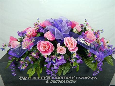Ian and his staff are here to offer support and guidance 24 hours a day, giving friendly and professional advice wherever required. Dad/Mom Cemetery Flower Double Headstone/ Saddle With Mesh ...