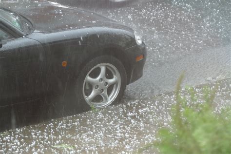 hail damage   car covered  insurance