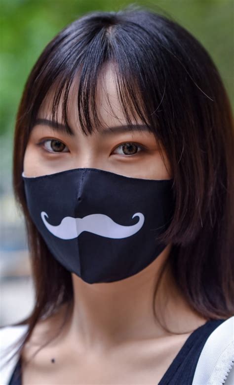 Moustache Face Mask Insert Coin Clothing