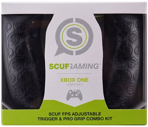 Scuf Gaming Scuf Fps Adjustable Trigger And Pro Grip Combo Kit Black