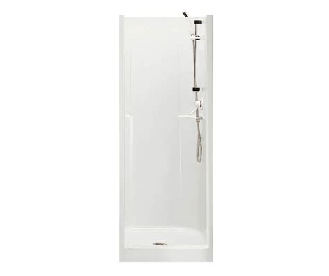 MAAX Biarritz 30L X 32W X 75H Inch 1 Piece AcrylX Alcove Shower Stall