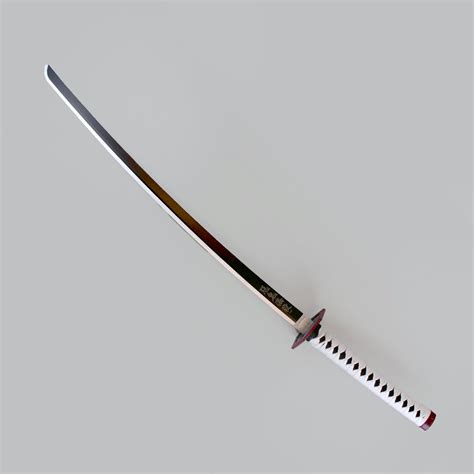 Giyu Tomioka (Demon Slayer) Nichirin Sword Deluxe Steel Replica Katana