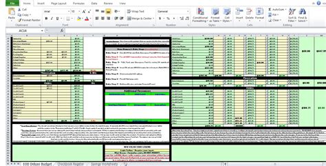 personal budget worksheet excel excel tmp