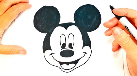 Cómo Dibujar A Mickey Mouse Paso A Paso Dibujo Fácil De Mickey Mouse