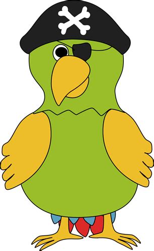 Pirate Parrot Clip Art Pirate Parrot Image Pirate Parrot Pirate