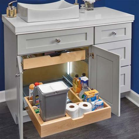 Bathroom storage always seems to be a struggle, but these floating shelves are the perfect solution but the storage solutions out there aren't much better. For Bathroom/Vanity - U-Shape Under Sink Pullout Organizer ...