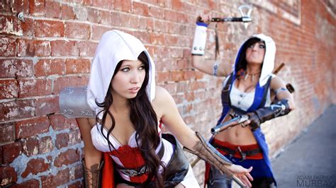 Masaüstü Cosplay Model Anime Tuğla Assassins Creed Jessica