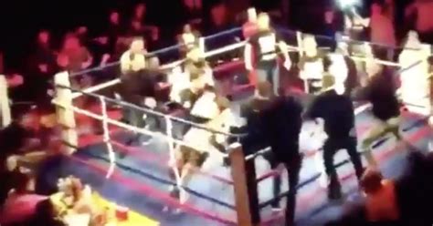 Shocking Mass Brawl Breaks Out At Liverpool Fight Night With Chairs