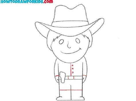 25 Easy Cowboy Drawing Ideas How To Draw A Cowboy